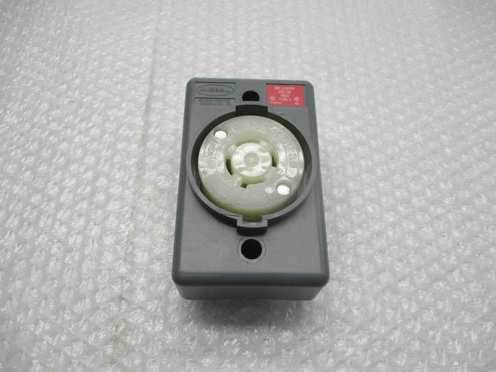 HUBBELL HBL2430SR RECEPTACLE (AS PICTURED) NSNP
