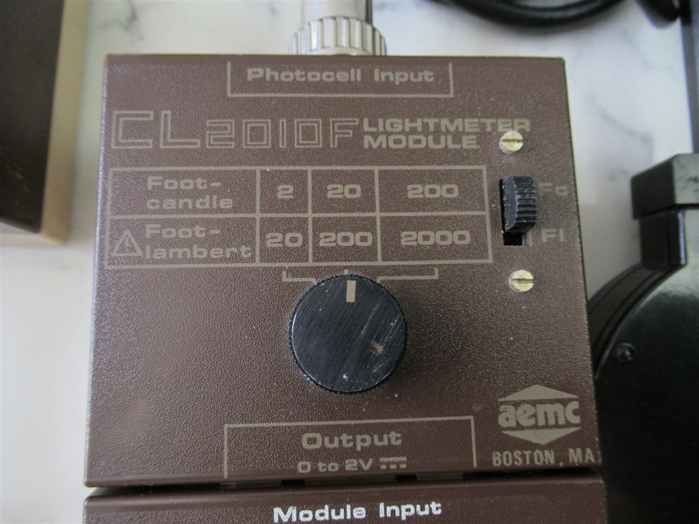 AEMC CL2010F Lightmeter Module InterFace Adaptor Sound Level Meter 1A CS2010