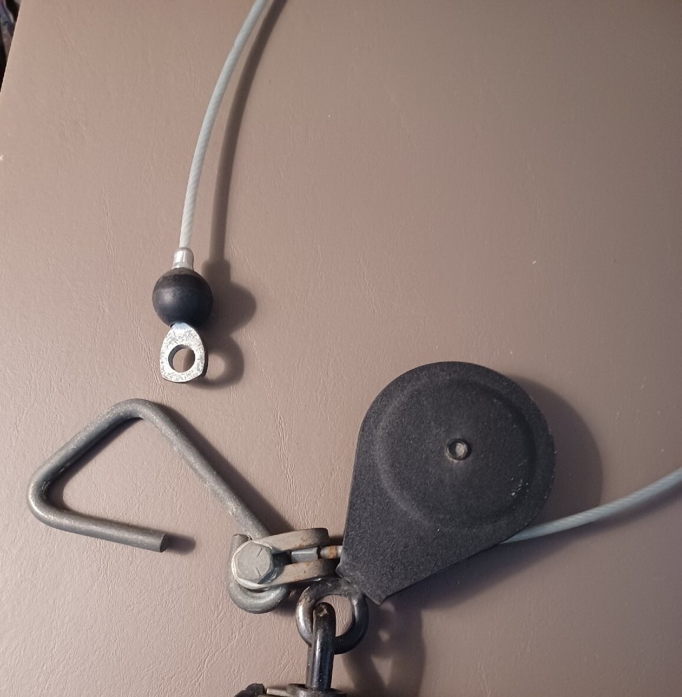 Bowflex Ultimate Adjustable Rail Bar w/ Rod Cables Pulleys Hooks