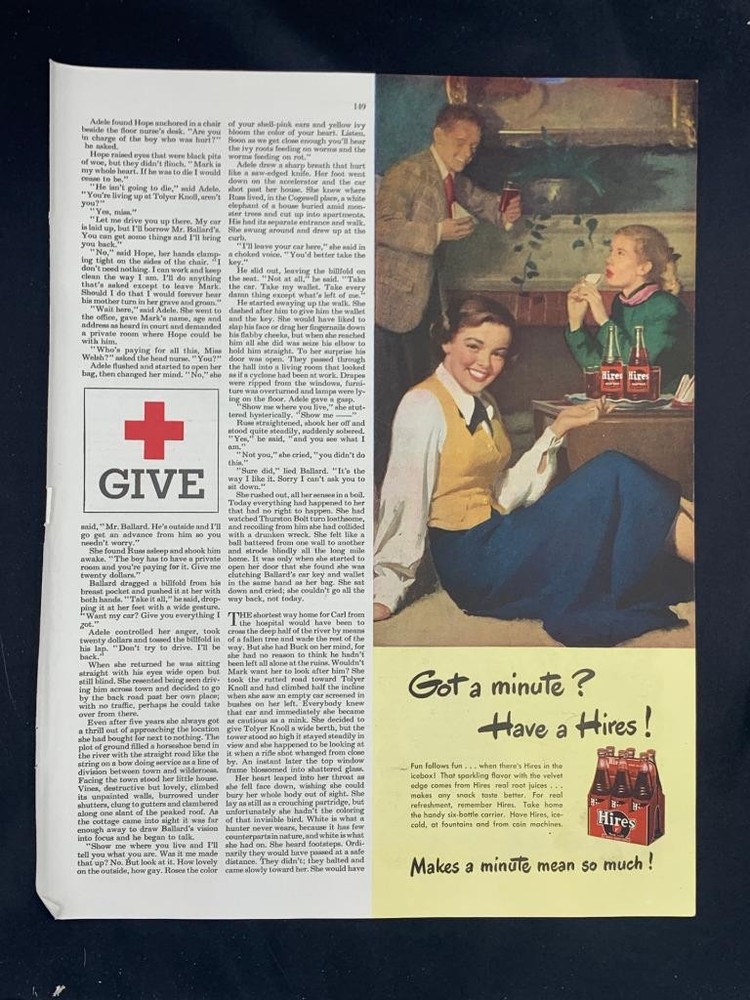 Magazine Ad* - 1949 - Hires Root Beer - (#2)