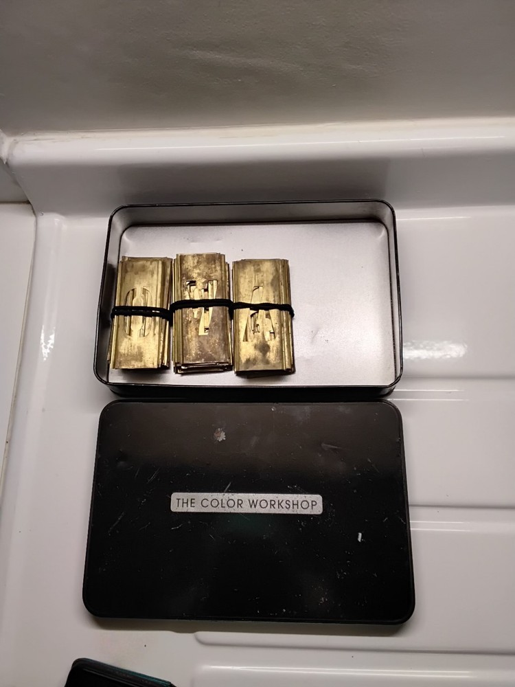 Hanson Reusable Brass Stencils letter, Numbers,@& more.
