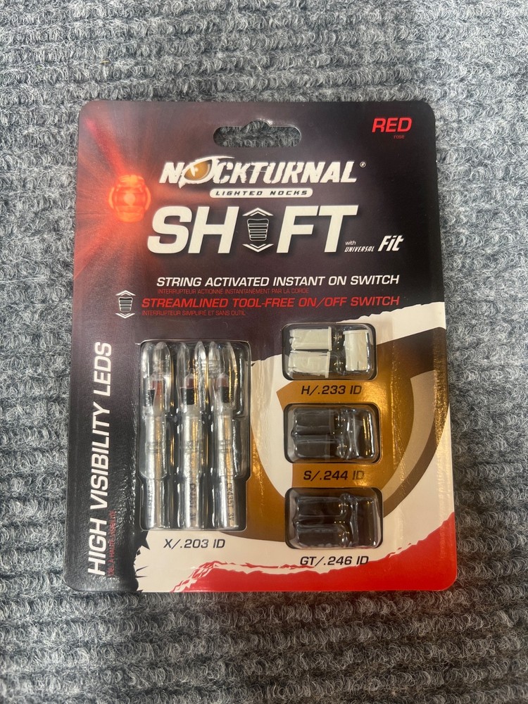 nockturnal shift fit red 3 pack NT-830