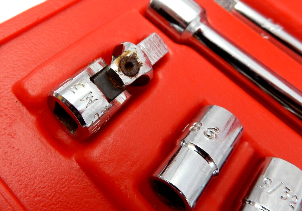 MAC TOOLS USA SM196BR 19PC SAE SOCKET RATCHET EXTENSION GENERAL SERVICE SET
