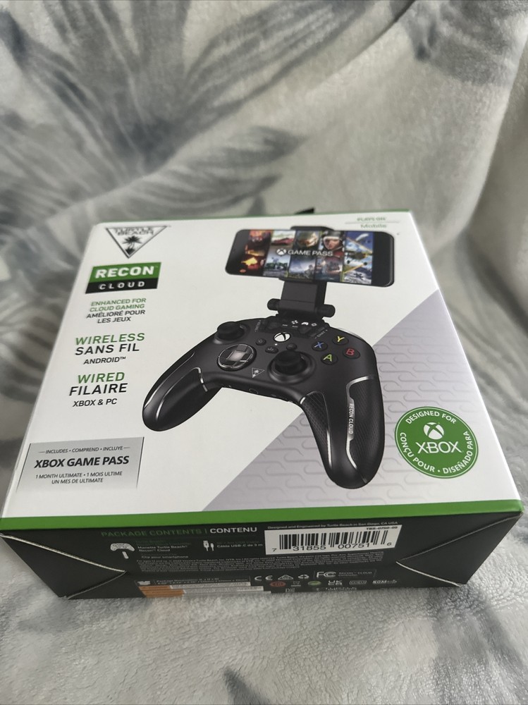 Turtle Beach Recon Cloud Controller XB Android Black [New ] Xbox One, Xbox Ser