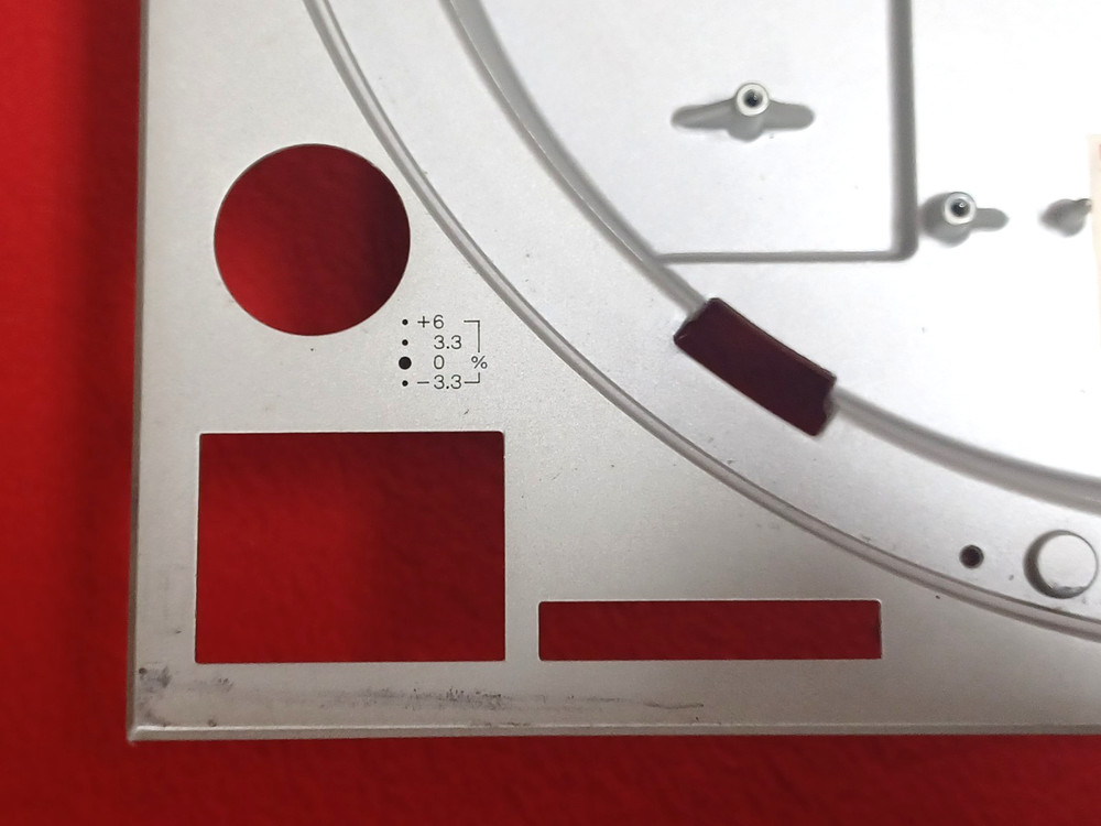 Genuine Technics SL-1200MK2 Silver Top Plinth Cabinet Chassis Case Shell ONLY