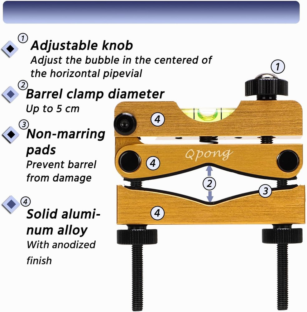 Scope Leveling Kit Scope Level Magnetic Leveling Tool High-Precision Bubble Leve