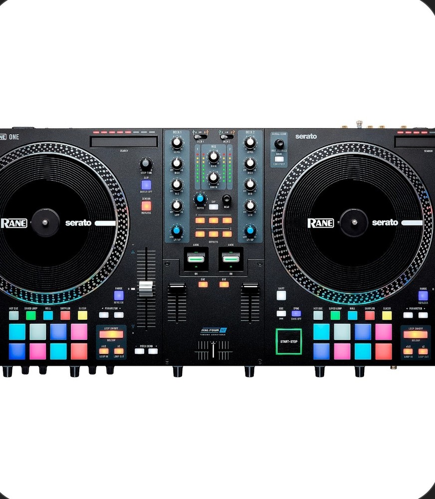 Rane ONE Double Deck DJ Controller Echo Reverb Flanger Filter Built-in Mixer
