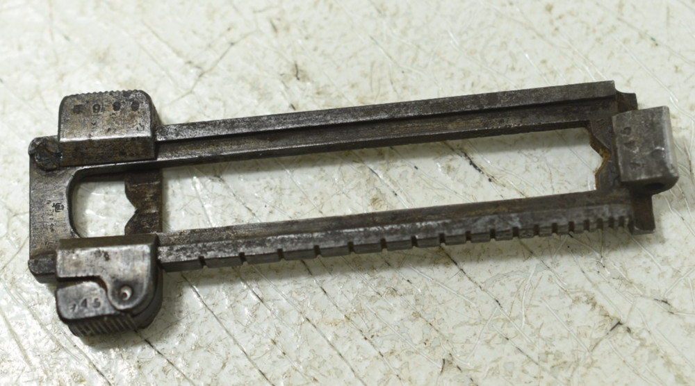 Arisaka Type 38 Rear Sight Rail and Slide