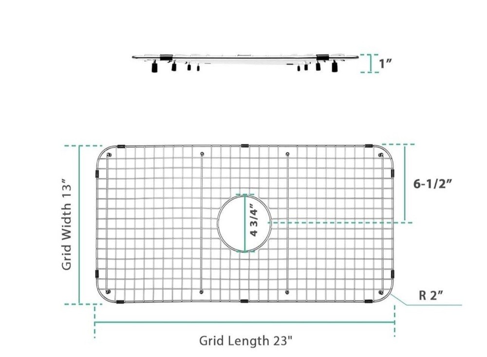 Serene Valley Kitchen Sink Bottom Grid. Never Used.