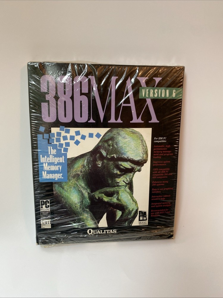 Qualitas 386Max Version 6 Memory Management Software 1991/92
