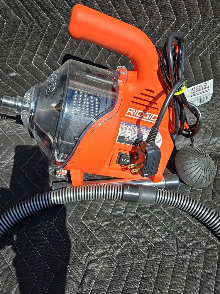 RIDGID PowerClear Drain Cleaning Machine - Red/Black