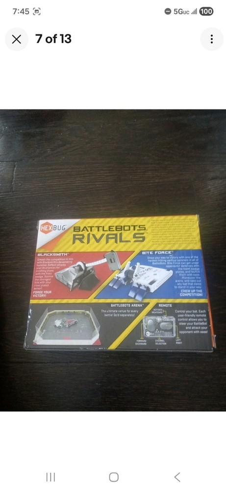 HexBug Battle Strategy Kit Battlebots Rivals BlackSmith Vs Bite Force 2 Remotes