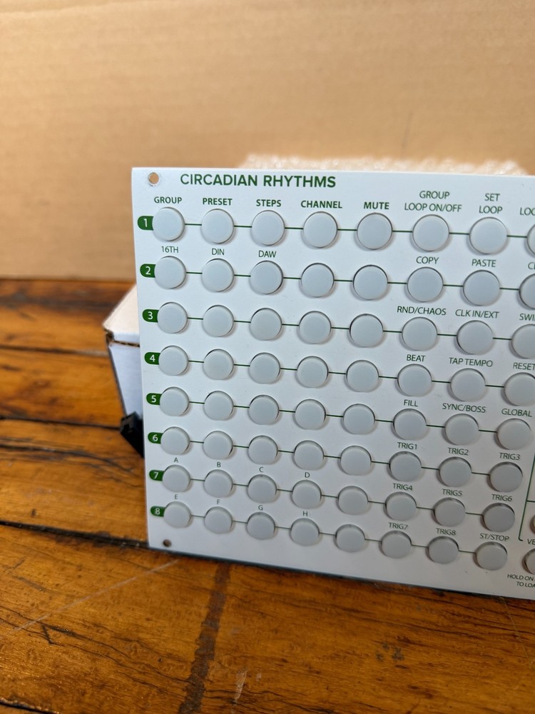Tiptop Audio Circadian Rhythms Grid Gate Sequencer Eurorack Module