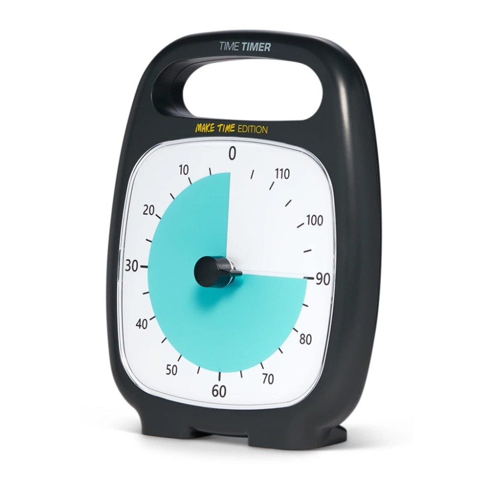 Time Timer Plus 120 Minute Visual Countdown Clock Make Time Edition with Note...
