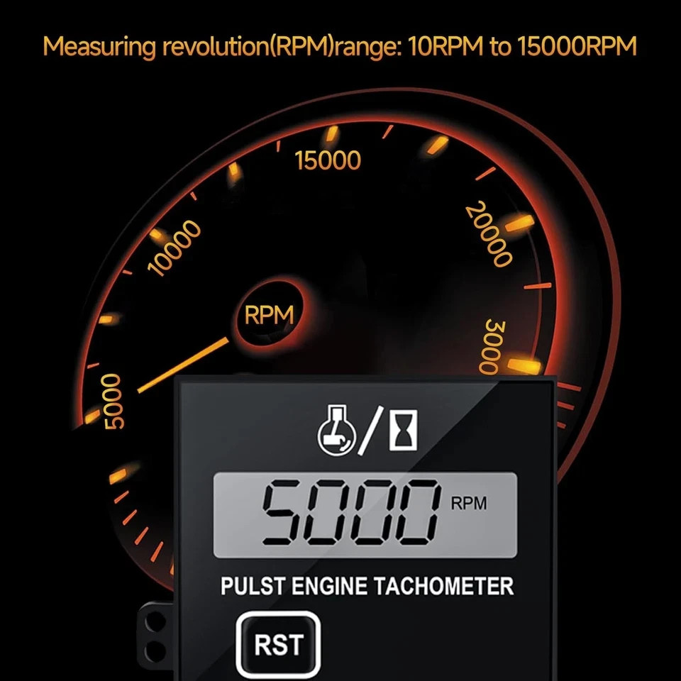 Chainsaw Tachometer-Digital Tachometer Tach Gauge Small Engine Tachometer...