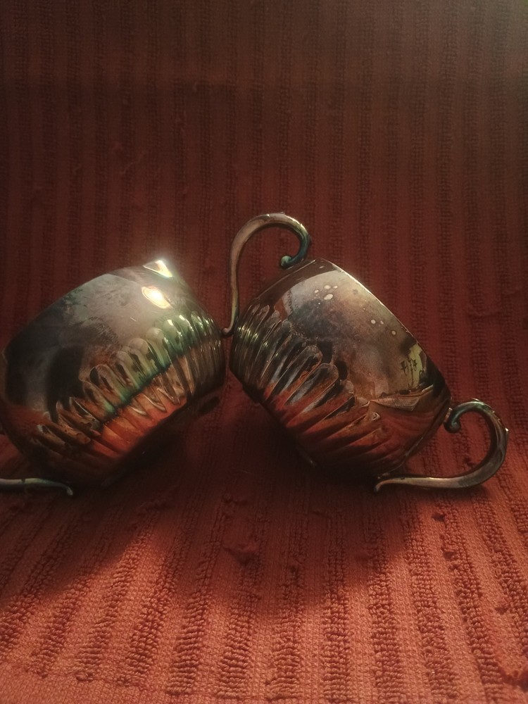 Antique Vintage Cream & Sugar Serving Set