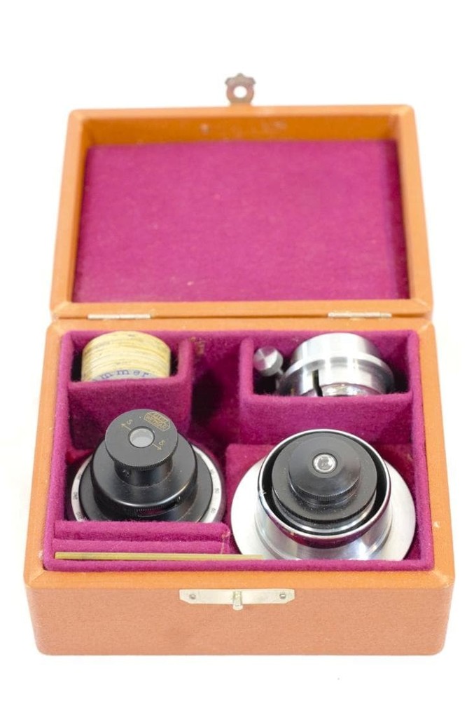 Ernst Leitz Micro Polarizing Apparatus Accessories Set for Microscope Old