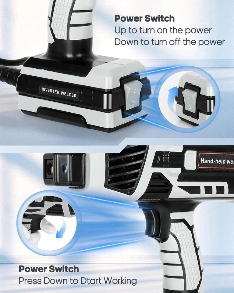 Saker Portable Electric Welding Machine,110V Portable Welder Handheld with IG