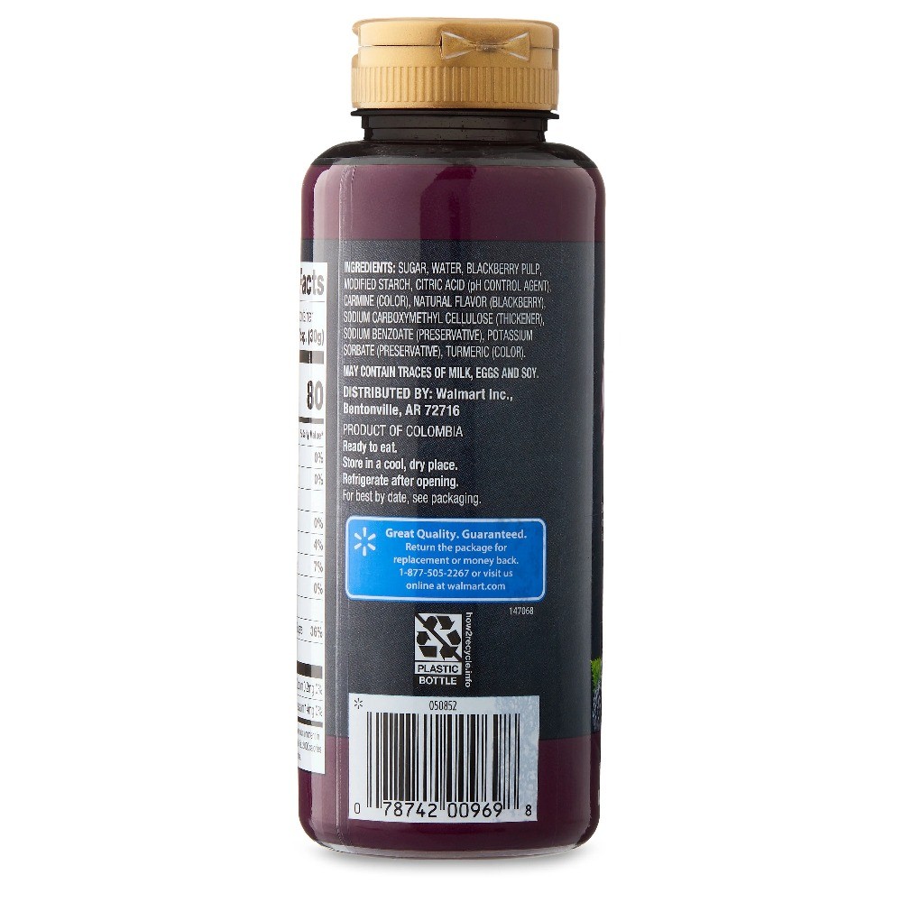 (4 pack) Great Value Blackberry Sauce