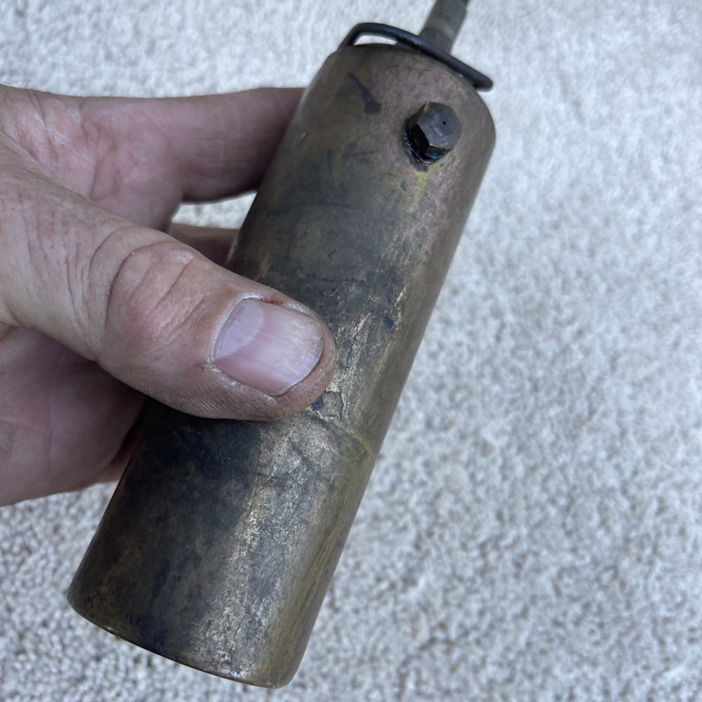 ANTIQUE SURE SHOT SPRAY BOTTLE BRASS