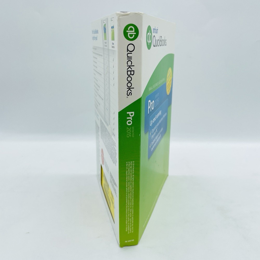 Intuit Quickbooks Desktop Pro 2015 (Windows PC) Genuine OEM w/ License Key Code