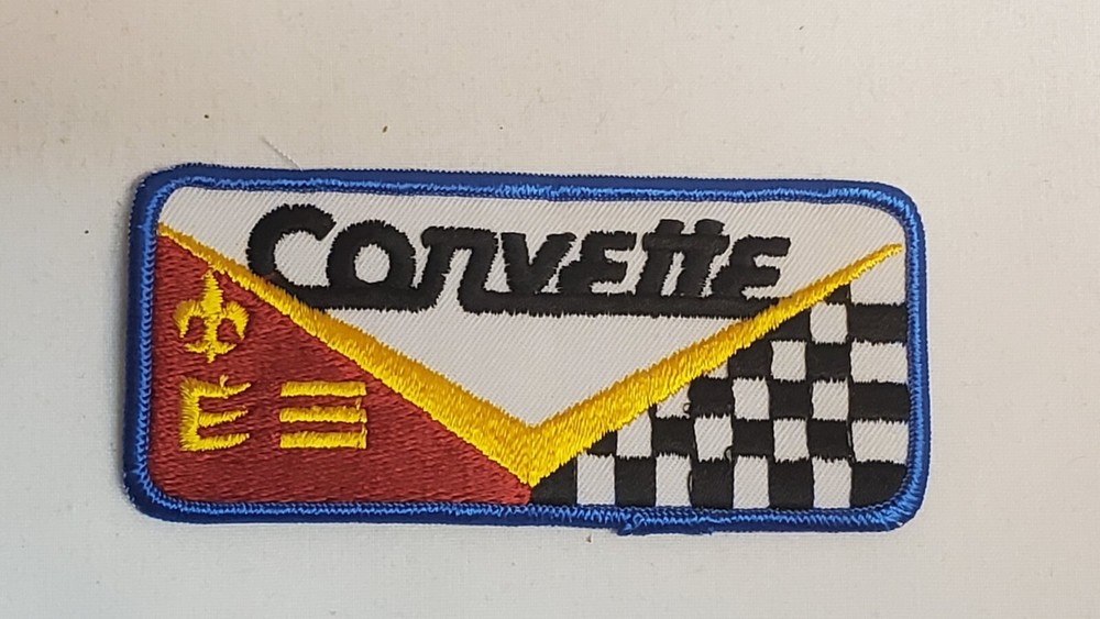 Vintage NOS Patch Chevorlet Corvette Shirt Jacket Hat