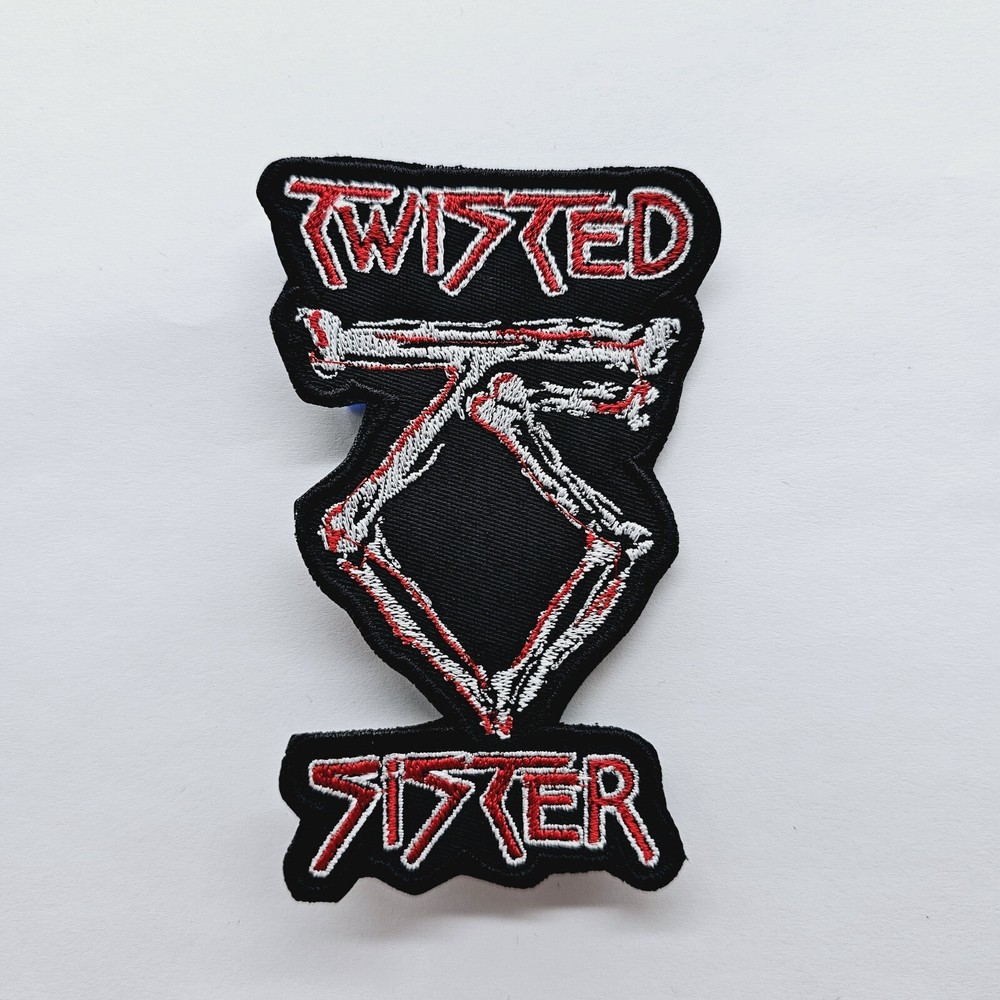 Twisted Sister Logo EMBROIDERED PATCH