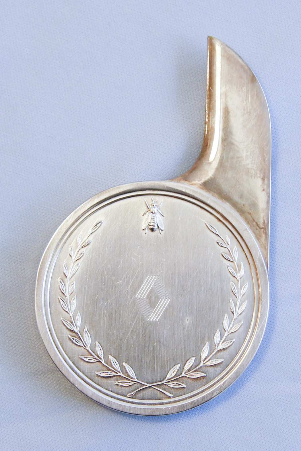 Circa 1935 Christofle Silver Letter Opener French Emperor Napoleon Waterloo