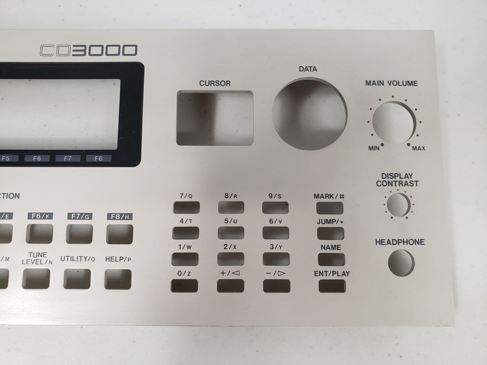 Akai sampler CD3000 faceplate