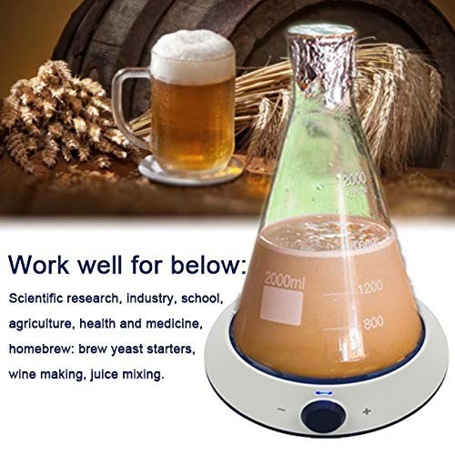 Versatile Magnetic Stirrer 3000ml with Stepless Speed Control & Quiet Operation