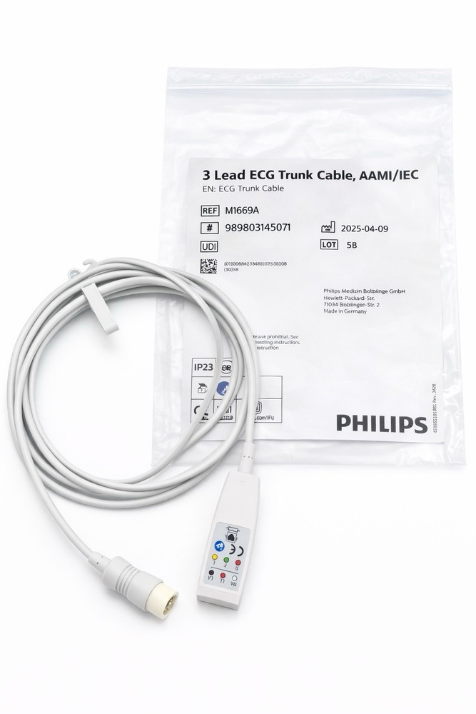 Philips 3 Lead Trunk Cable M1669A Ref 989803145071
