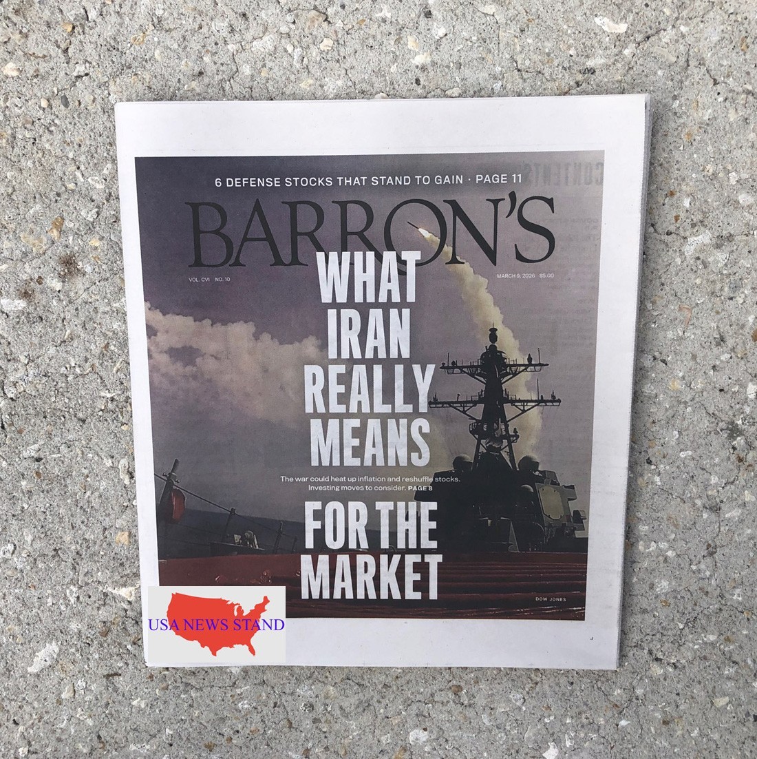 BARRONS FINANCIAL NEWS MONDAY - MARCH 9, 2026 (IRAN AND THE MARKET - DEFENSE)