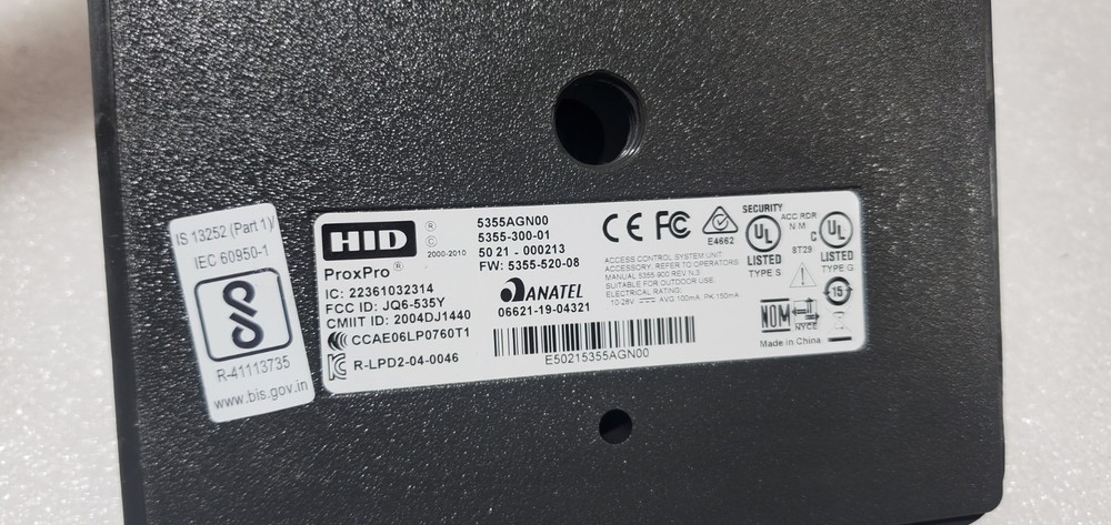 HID 5355AGN00 ProxPro Grey Access Control Reader