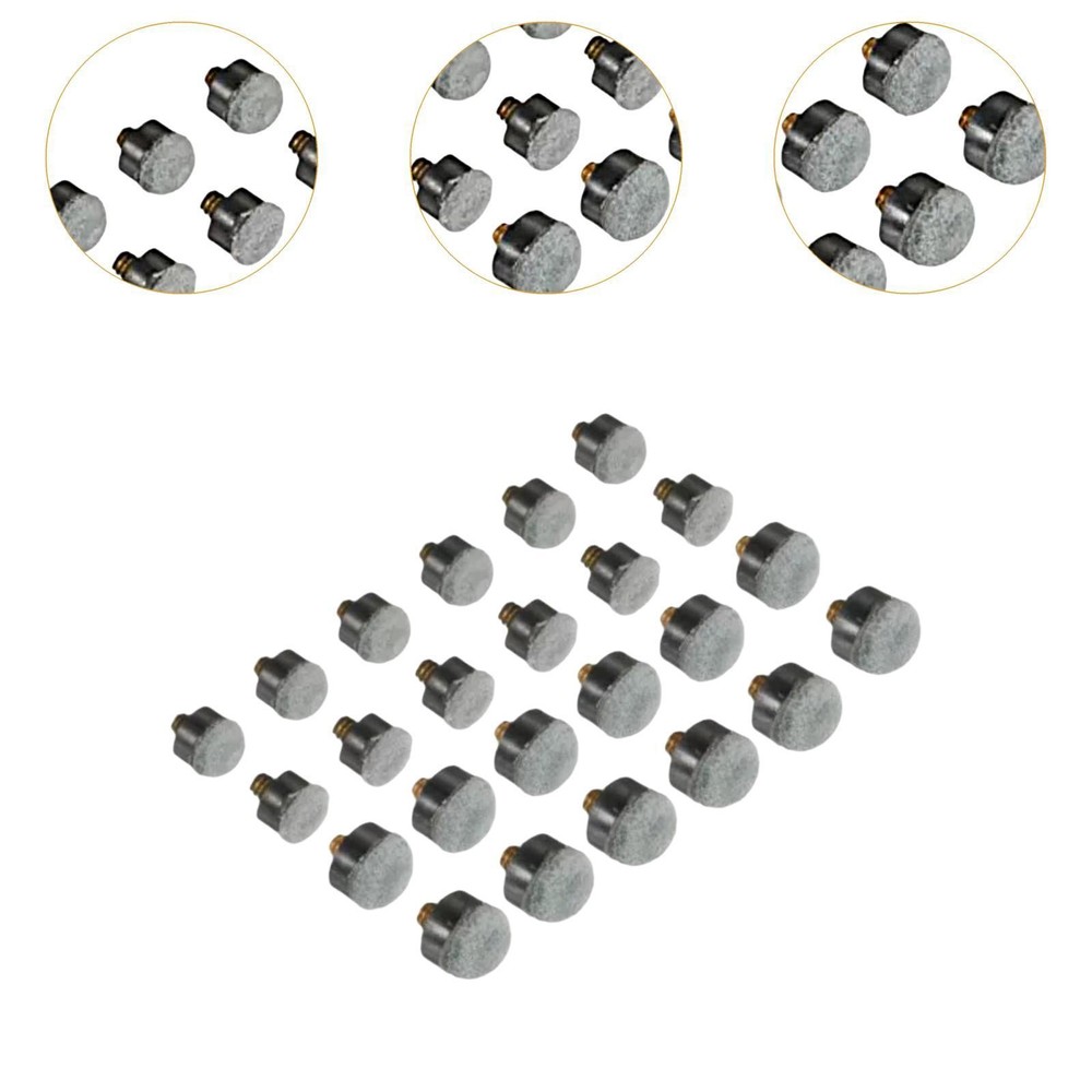 24Pcs Pool Cue Tips Replacement Pool Cue Parts