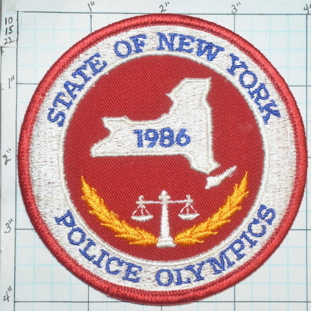 NEW YORK STATE POLICE OLYMPICS 1986 PATCH