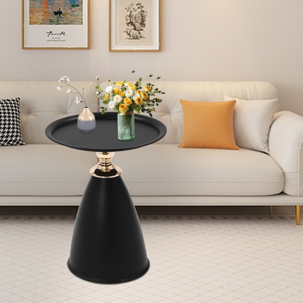 Side End Table Round Side Table for Living rooms/Bedrooms/Ooffices/Patios/Sofas