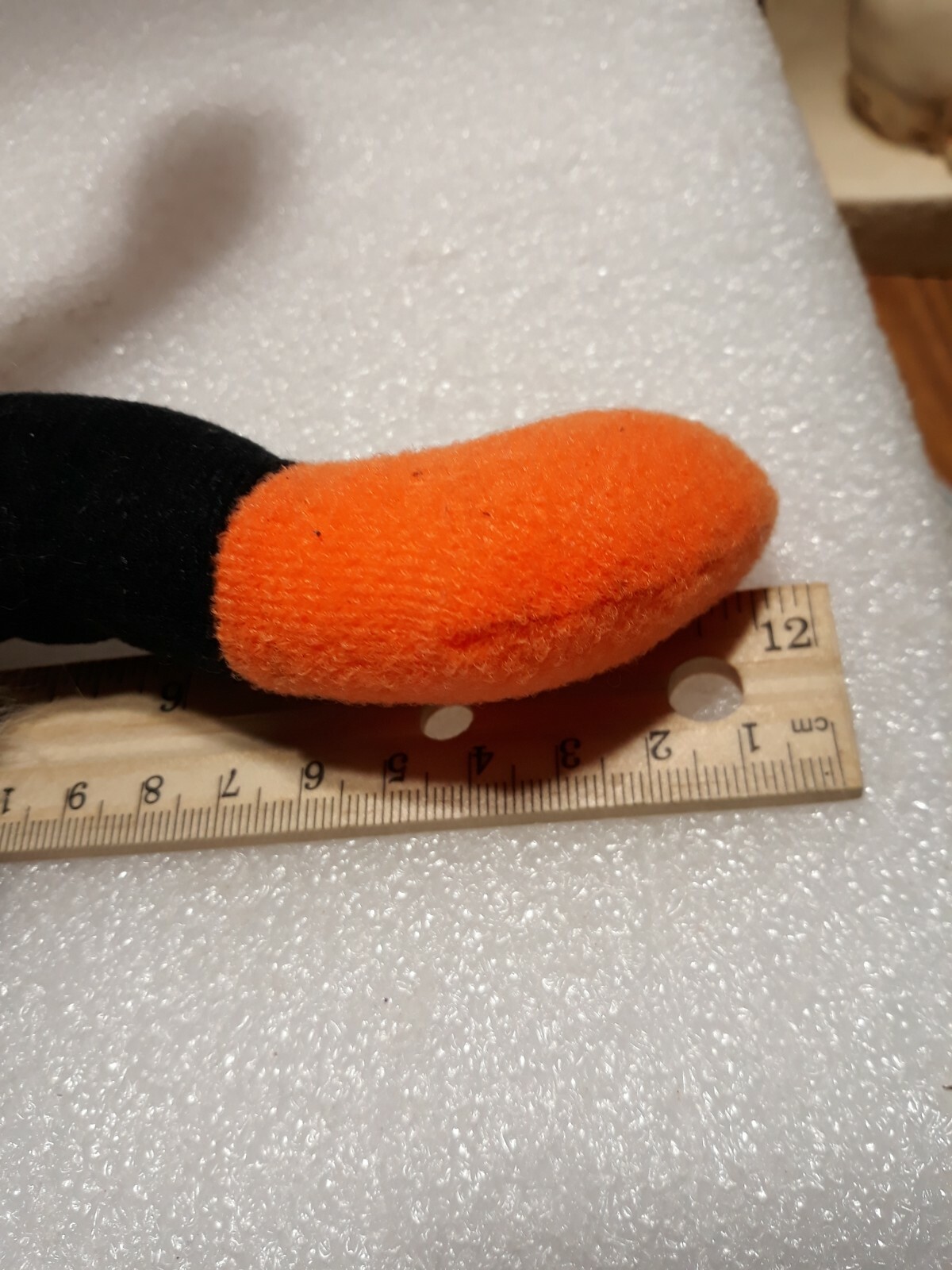 Nanco Witch Halloween 12" Plush Soft Toy Stuffed Animal white black orange