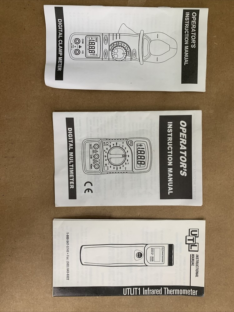 UTL Digital Meter/Thermometer Kit *With Carrying Case!