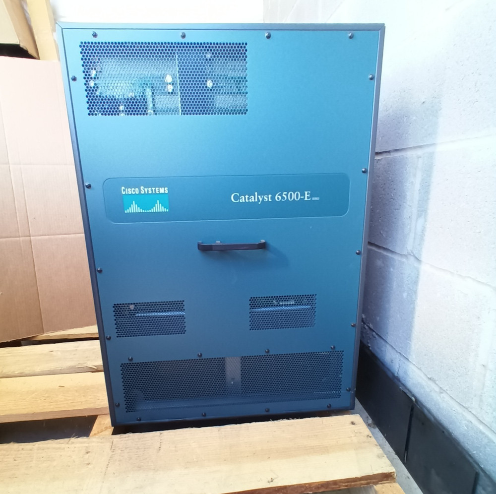 3Set Cisco Catalyst 6500-E Series WS-C6509 Chassis W/ Switch Modules 4024W power