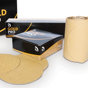Gold Pro 320 Grit 6" Hook & Loop Sanding Discs, BX/50 082414 USC Plastic