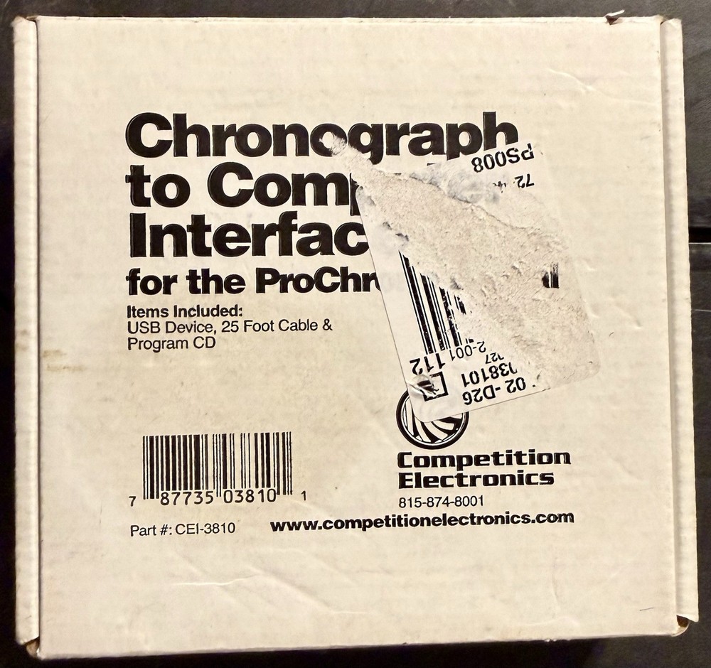 Competition Electronics ProChrono Digital USB Interface CEI-3810