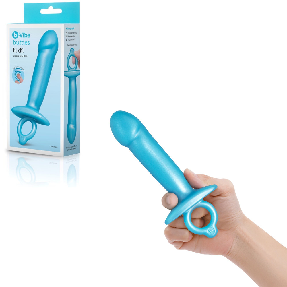 Realistic Tip Easy-Retrieval Ring Silicone Butt Plug Beginner Friendly Anal Play