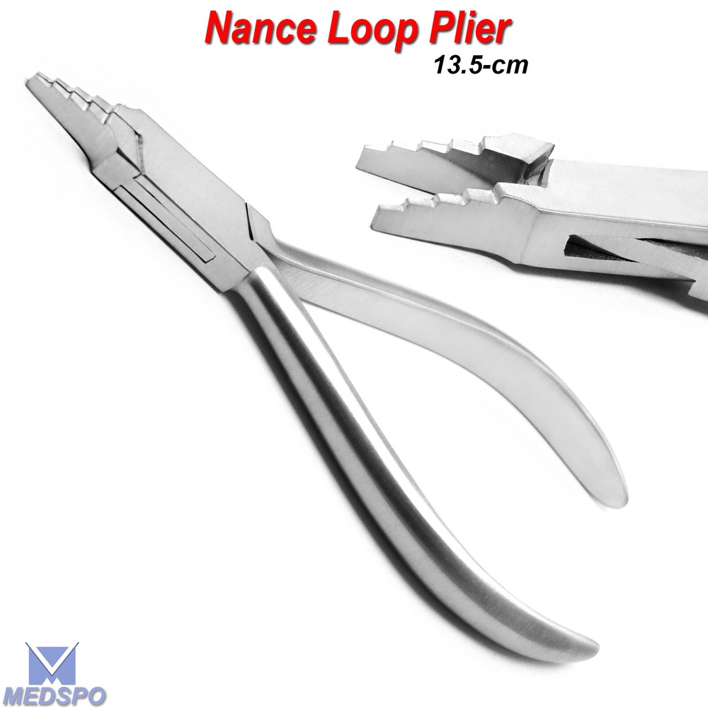 Orthodontic Wire Bending Loop Forming Pliers Dental Nance Loop Plier Ortho Tools