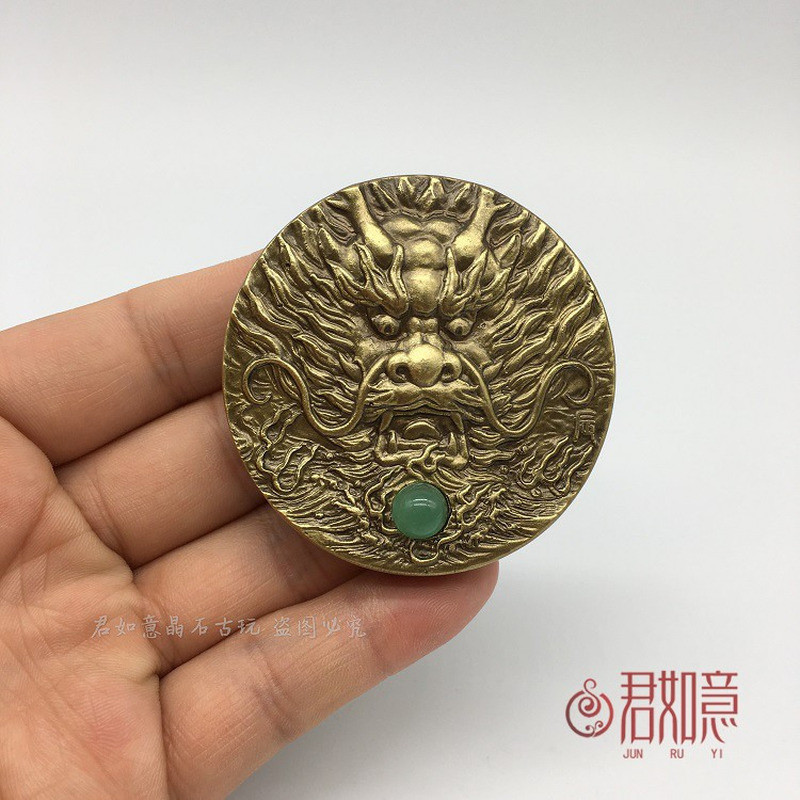 2.3" Exquisite Brass Commemorative Bronze Medal