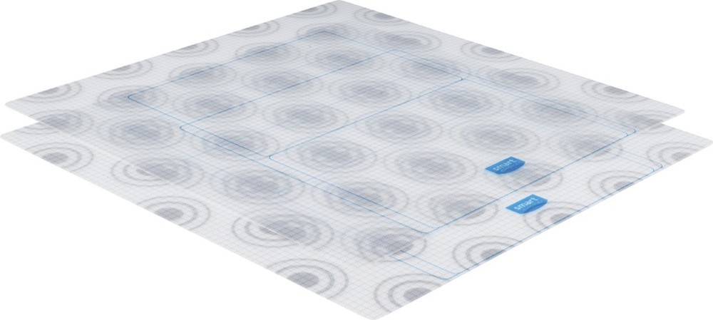 NEW Smart Choice 2-Pack Trimmable Refrigerator Liners GRAY Circles fridge custom