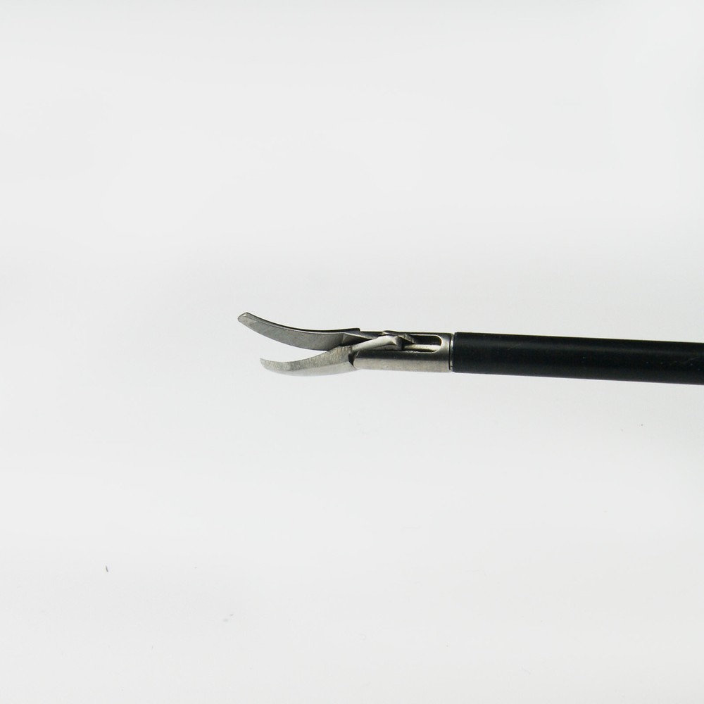 Laparoscopic Double Action Curved Scissors Laparoscopy Forceps 5mm x 330mm