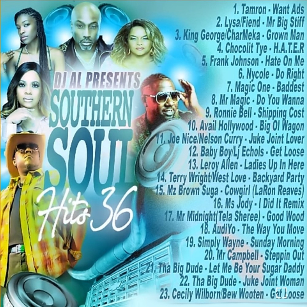 Southern Soul Hitz 36 Mixed CD!!! (Popular!!!)