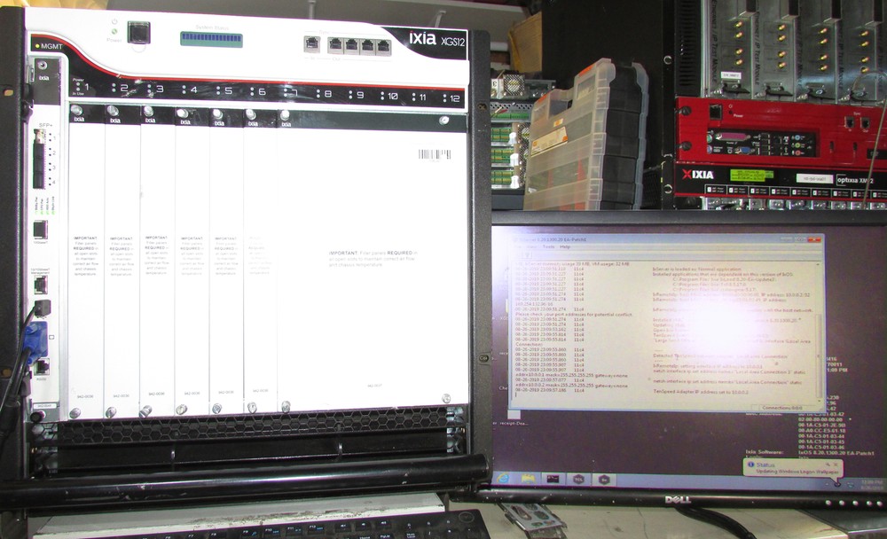 IXIA XGS12 CHASSIS WITH MANAGEMENT MODULE