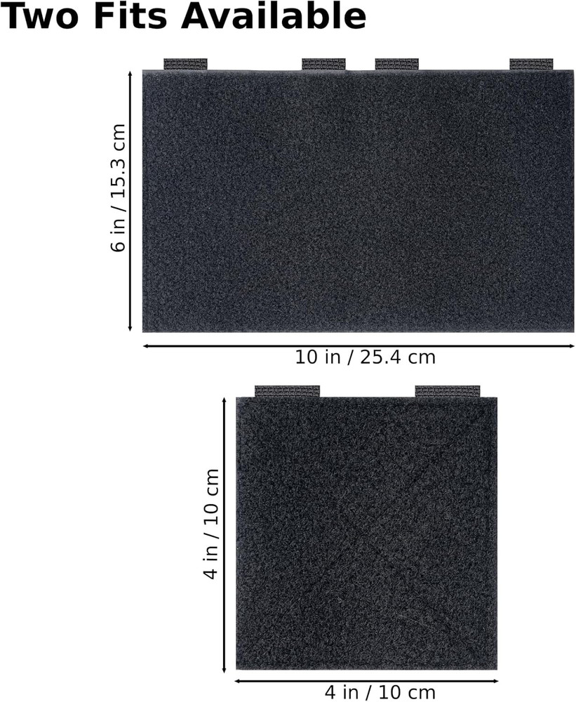 Molle Patch Panel, Tactical Molle Hook and Loop Panel for Molle Accessories, 10"