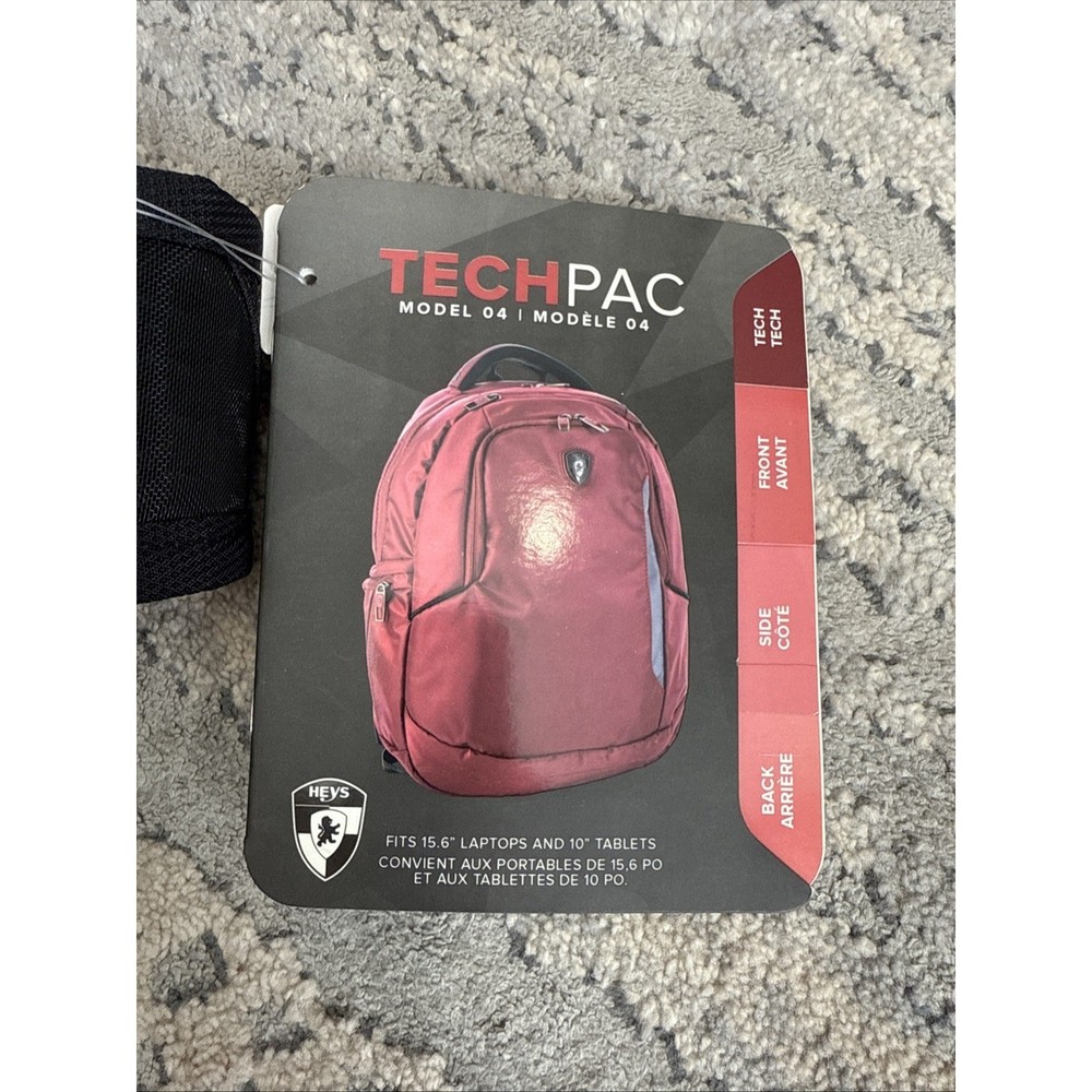 Heys Tech Pac 04 Computer Backpack Black F